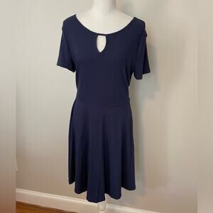 Love, Fire Ribbed Dress